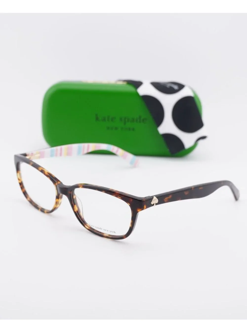 Kate Spade BRYLIE 0RNL 00 Rectangle Eyeglasses – Havana Pattern 54mm